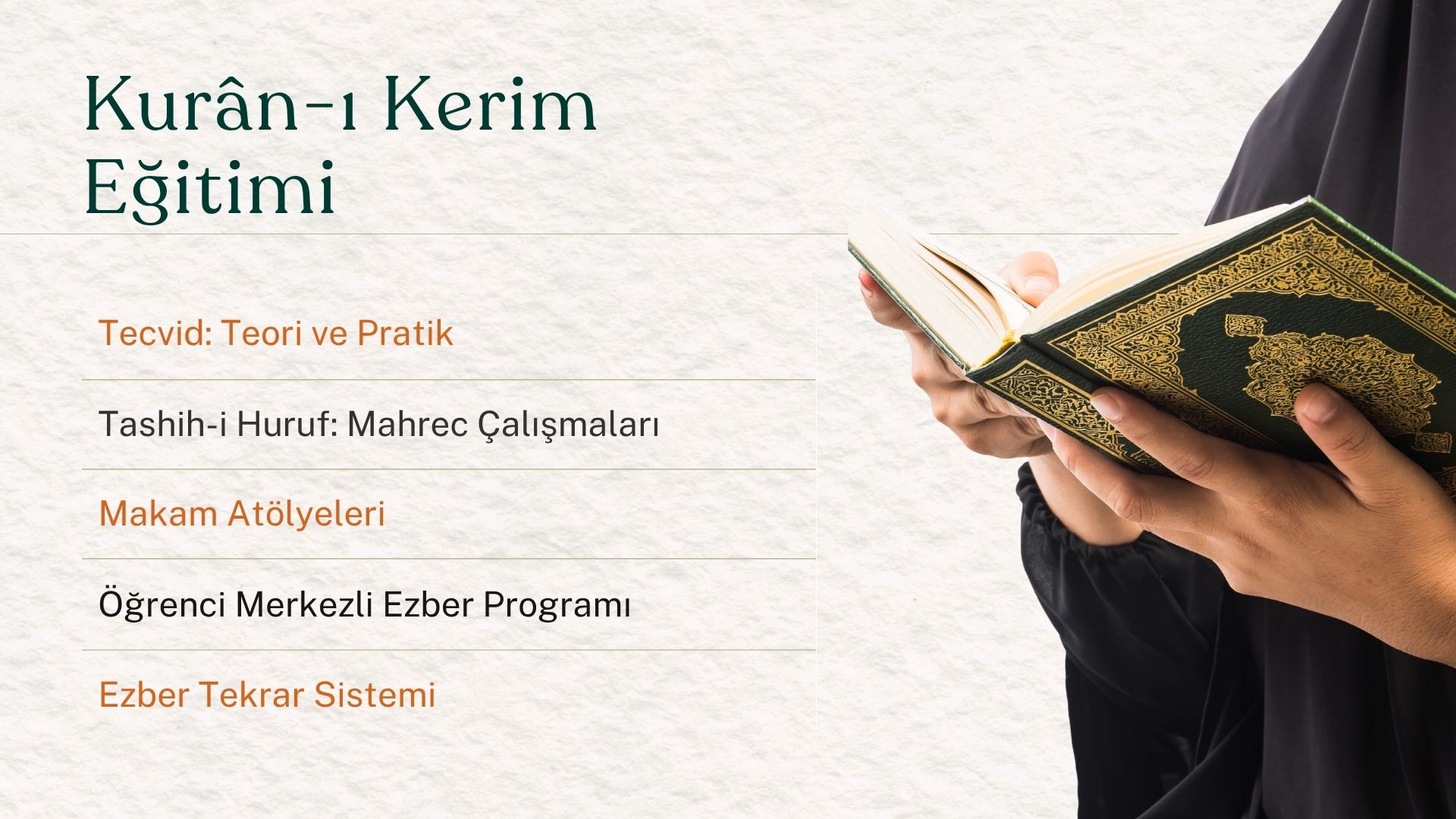 Kurân-ı Kerim Eğitimi